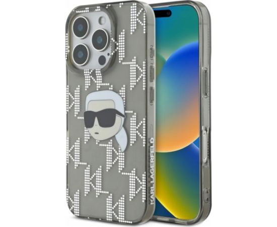 Karl Lagerfeld IML Karl Head Electroplated Защитный Чехол для Apple iPhone 16 Pro Max Чехлы - альтернативные