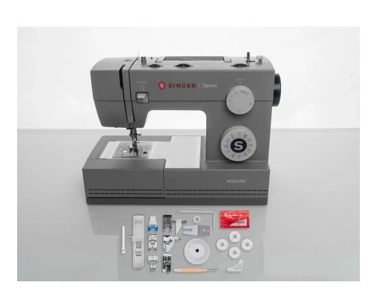 Singer Sewing Machine HD6335M Denim Number of stitches 32 Grey Швейные машины