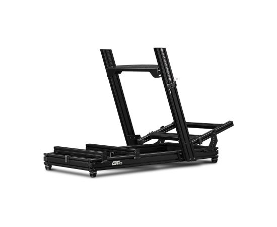 Next Level Racing Aluminium Simulator Cockpit, Wheel Plate Edition GTElite Lite Black Gaming krēsli