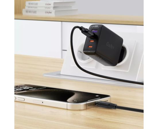 USB cable Acefast C16-04 USB-A to USB-C 1.2m black Data USB kabeļi