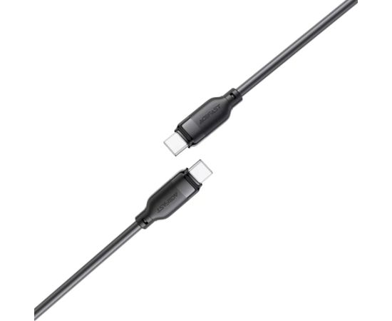 USB cable Acefast C16-03 USB-C to USB-C 1.2m black Data USB kabeļi