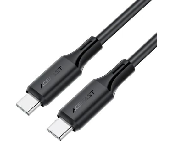 USB cable Acefast C17-03 USB-C to USB-C 1.2m black Data USB kabeļi