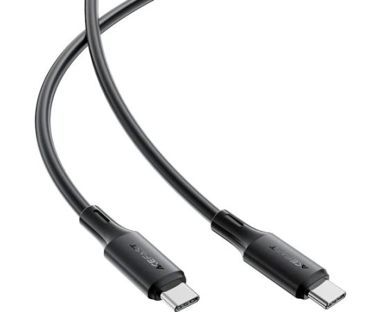 USB cable Acefast C17-03 USB-C to USB-C 1.2m black Data USB kabeļi