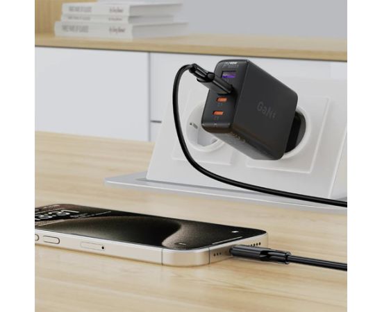 USB cable Acefast C17-04 USB-A to USB-C 1.2m black Data USB kabeļi
