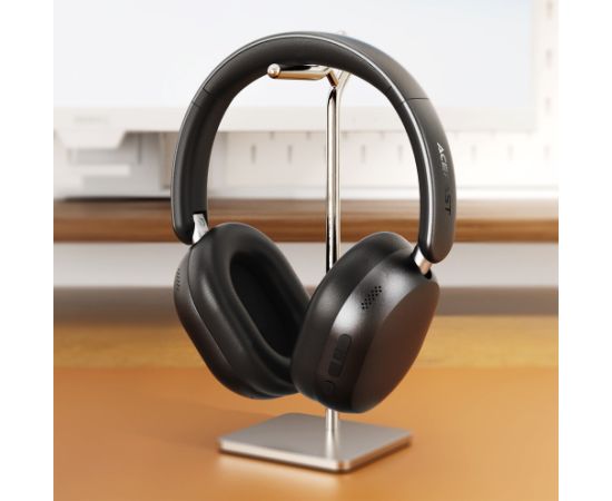 Wireless headphones Acefast H12 Hybrid ANC black Austiņas