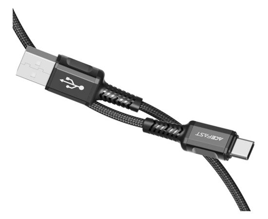 USB cable Acefast C1-04 USB-A to USB-C 1.2m black Data USB kabeļi