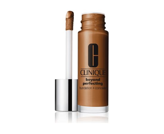 Clinique, Beyond Perfecting, Paraben-Free, Matte Finish, Liquid Foundation & Concealer 2-In-1, 28, Clove, 30 ml Dekoratīvā kosmētika