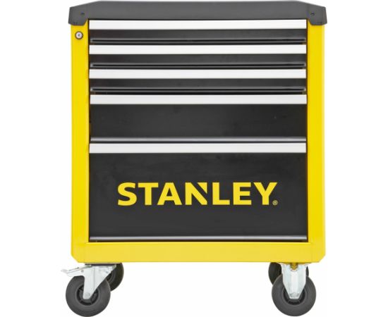 Stanley workshop trolley with 5 drawers (yellow/black, load capacity up to 300kg) Jaunumi -Dārzam
