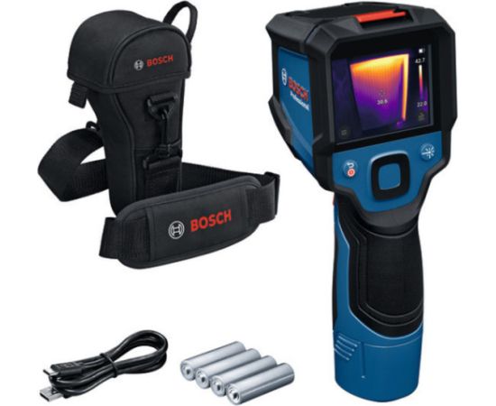 Bosch Powertools battery-powered thermal imaging camera GTC 12V-450-13 Professional (blue/black, without battery and charger, in tool bag) Новинки Для дома и сада 