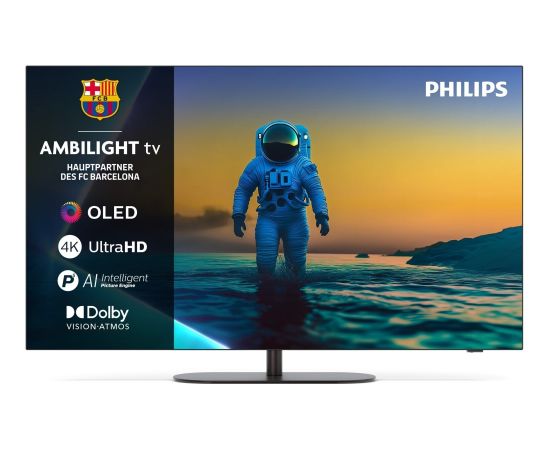 Philips 55OLED810/12 (139 cm (55 inches), black, UltraHD/4K, Ambilight, triple tuner, 120Hz panel) Телевизоры
