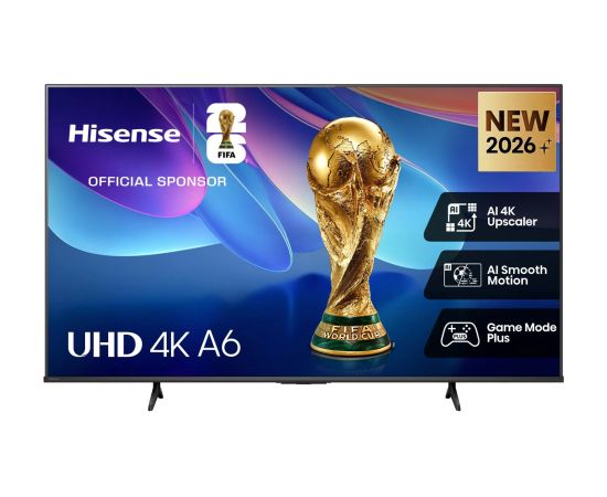 Hisense 65A6S (164 cm (65 inches), black/dark gray, UltraHD/4K, triple tuner) Телевизоры