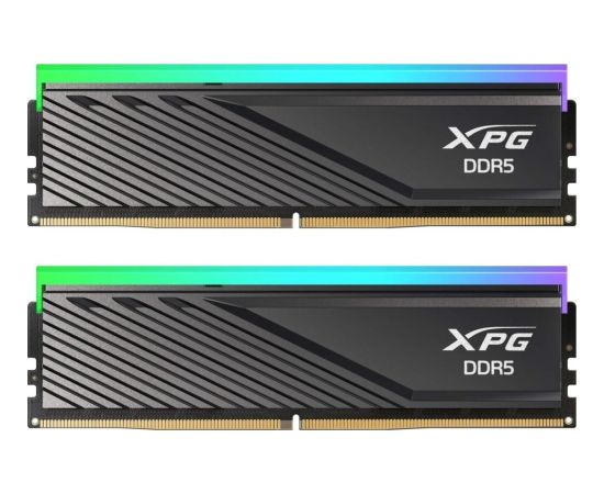 ADATA DIMM 64 GB DDR5-6000 (2x 32 GB) dual kit (black, AX5U6000C2832G-DTLABRBK, XPG Lancer Blade RGB, INTEL XMP, AMD EXPO) Оперативная память (RAM)