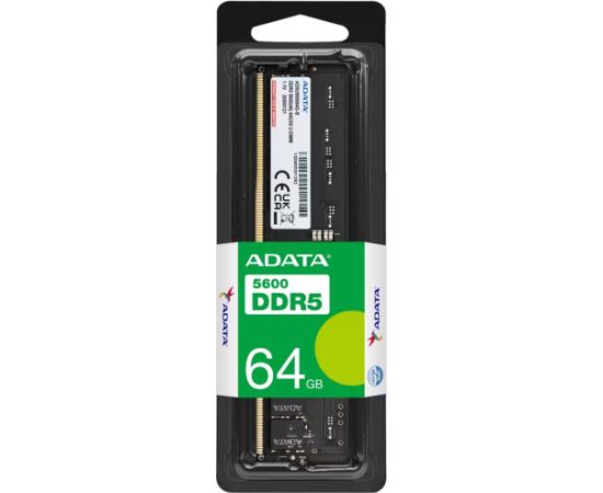 ADATA DIMM 64GB DDR5-5600 (AD5U560064G-S) Оперативная память (RAM)