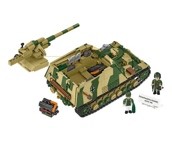 COBI self-propelled howitzer Hummel (Sd.Kfz.165) Konstruktori 