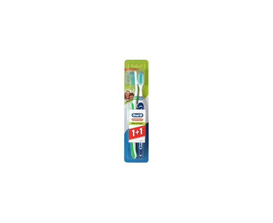 Oral-b 1-2-3 Fresh Medium Toothbrush 1ml Zobu pastas un mutes dobuma skalojamie līdzekļi