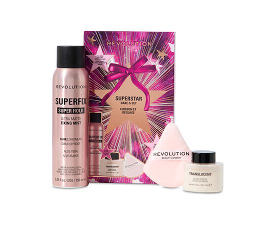 Makeup Revolution Superstar Bake & Set - Dárková sada Духи и косметика