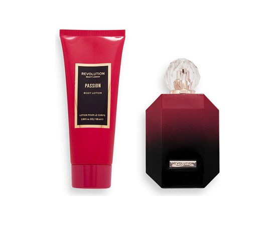 Makeup Revolution Passion EDT & Body Lotion Gift Set Smaržas - NESAKĀRTOTS