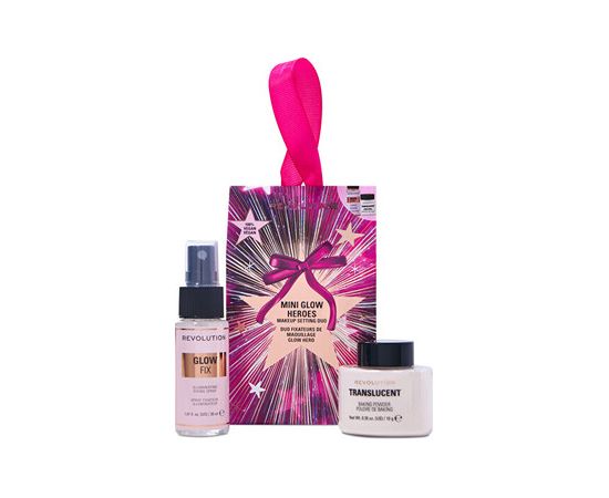 Makeup Revolution Mini Glow Hero`s Make-up Setting Duo - Dárková sada Духи и косметика