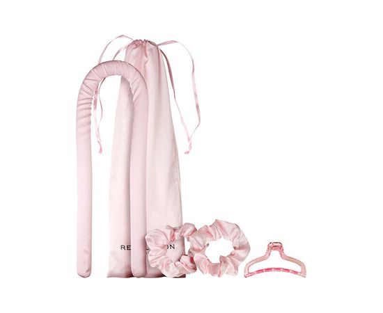 Makeup Revolution Curl Enhance Satin Curling Ribbon Pink - Sada na natočení vlasů Smaržas - NESAKĀRTOTS
