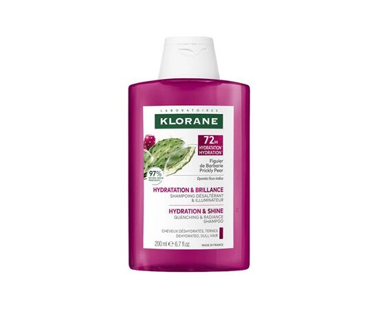Klorane 72H Hydration & Shine Quenching Shampoo - Šampon s opuncií 200ml Smaržas - NESAKĀRTOTS