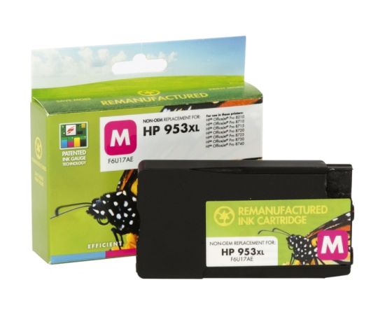 Compatible Static Control HP 953XL (F6U17AE) Ink Cartridge, Magenta (New chip) Тонеры для принтеров