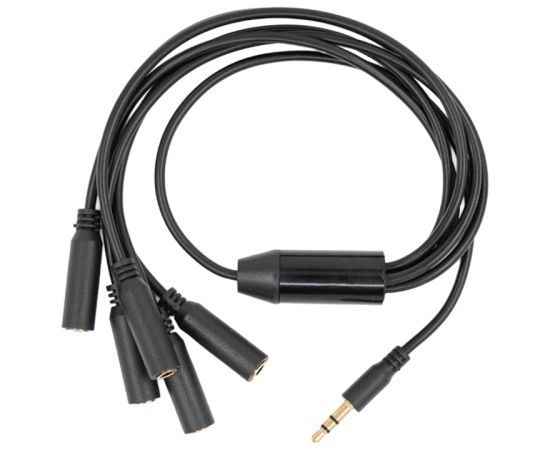 1-to-5 splitter, 3.5mm jack—Shelly accessory for The Pill Viedie slēdži