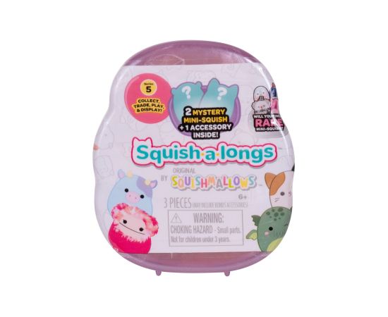 SQUISHMALLOWS SQUISH-A-LONGS Фигурки-сюрприз, 2 шт, 2,5 cm Новости - Детские товары