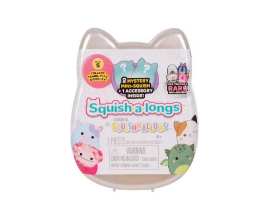 SQUISHMALLOWS SQUISH-A-LONGS Фигурки-сюрприз, 2 шт, 2,5 cm Новости - Детские товары