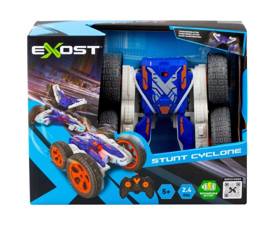 EXOST Radiovadāmā automašīna STUNT CYCLONE, 1:18 Radio vadāmās rotaļlietas (RC)