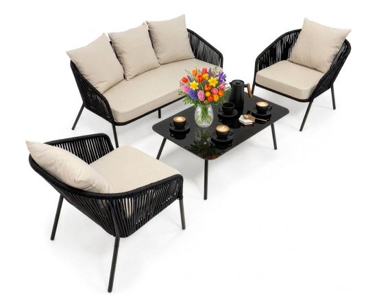 Springos Dārza mēbeļu komplekts Dārza mēbeļu komplekti