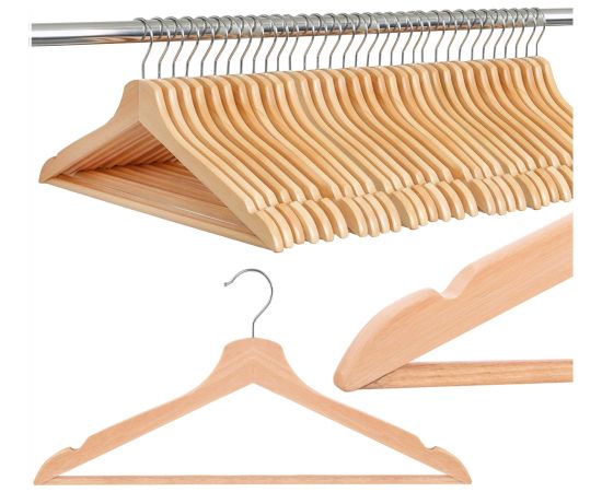 Springos Деревянные вешалки HG0086 30 шт. Новости, мебель, дом