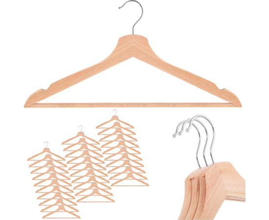 Springos Деревянные вешалки HG0086 30 шт. Новости, мебель, дом
