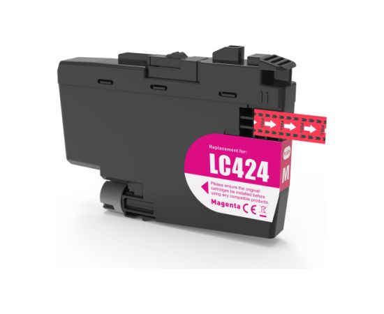 Comaptible cartridge Brother LC424 Magenta Чернила для принтера