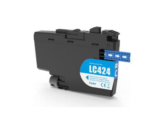 Comaptible cartridge Brother LC424 Cyan Чернила для принтера