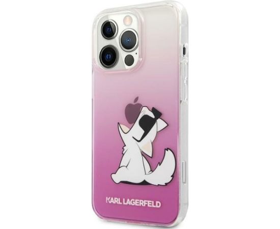Karl Lagerfeld KLHCP14XCFNRCPI Aizmugurējais Apvalks Priekš Apple iPhone 14 Pro Max Neoriģinālie Maciņi