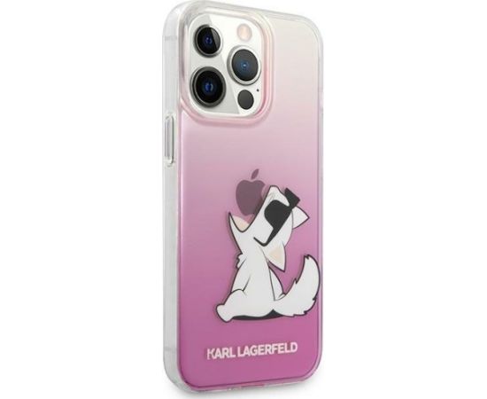 Karl Lagerfeld KLHCP14XCFNRCPI Aizmugurējais Apvalks Priekš Apple iPhone 14 Pro Max Neoriģinālie Maciņi