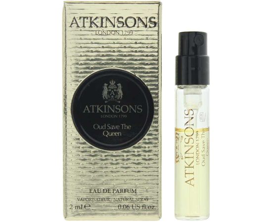 Atkinsons, Oud Save The Queen, Eau De Parfum, For Women, 2 ml *Vial Sieviešu Smaržas