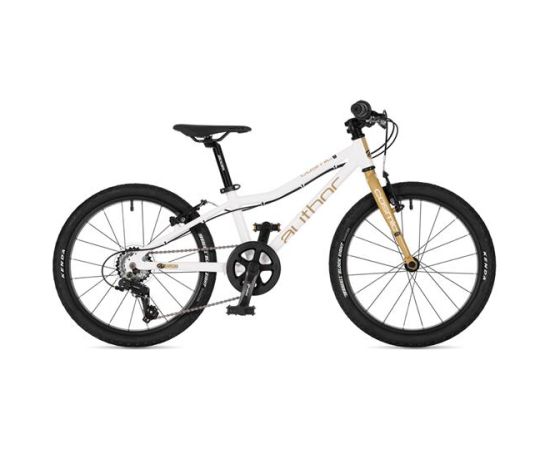 Author Cosmic 20 Extreme White/Medal Gold 2026 Bērnu velosipēdi