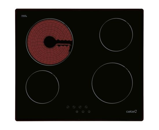 CATA Hob TN 604/B Black Iebūvējama virsma - Keramika