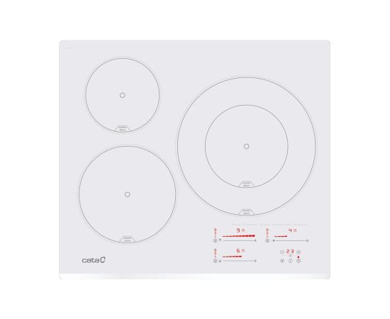 Cata INSB 6030 WH Induction 59cm White Iebūvējama virsma - Indukcijas