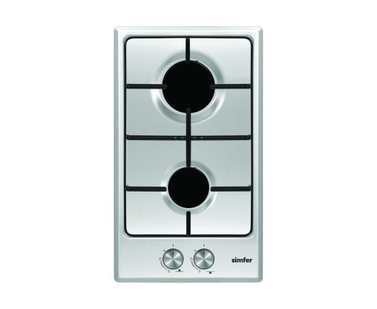 Simfer Hob H3.200.VGRIM Stainless steel Iebūvējama virsma - Gāzes
