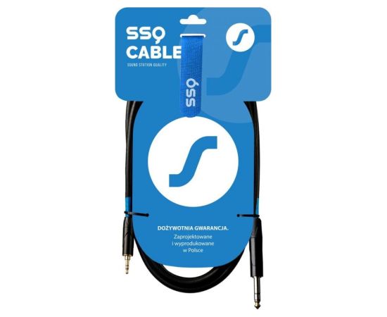 SSQ MiJS2 - Cable Jack Stereo 3,5 mm - Jack stereo 6,3 mm, 2 m Проводa