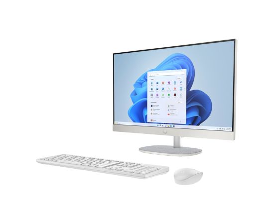 HP AIO 24-cr0124nw i3-N300 23.8"FHD IPS 250nits AG 8GB DDR4 3200 SSD512 UHD Cam720p kB+Mouse Win11 Shell White 2Y All In One Datori (AIO)
