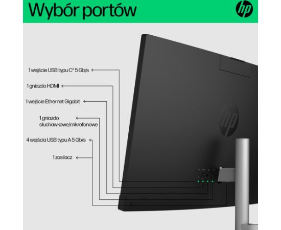 HP AIO 24-cr0124nw i3-N300 23.8"FHD IPS 250nits AG 8GB DDR4 3200 SSD512 UHD Cam720p kB+Mouse Win11 Shell White 2Y All In One Datori (AIO)