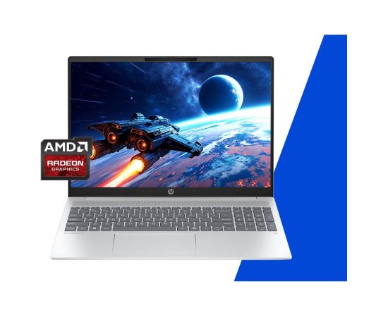 HP OmniBook 5 16-bc1019nw Ryzen 7 8840U 16.0"2K IPS 300nits AG 16GB LPDDR5X SSD512 Radeon 780M Cam1080p 59Wh NoOS Glacier Silver 2Y Portatīvie datori