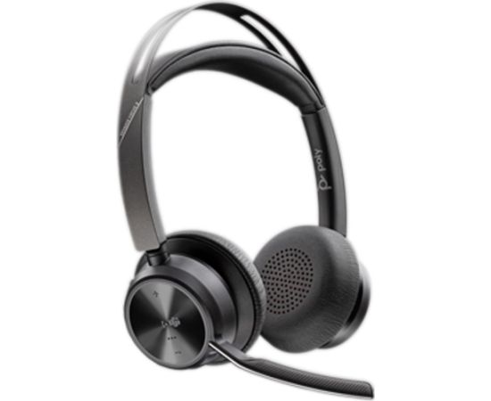 HP Poly Voyager Focus 2-M USB-C-C Headset USB-C/A Adapter Charging Stand Наушники