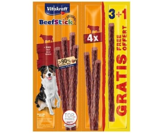 VITAKRAFT Beef Stick Beef - dog treat - 3+1 Suņu barība