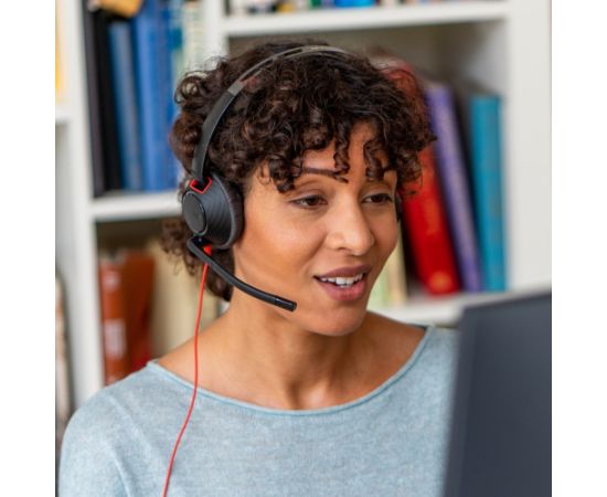 HP Poly Blackwire 5220 Stereo USB-C Headset +3.5mm Plug +USB-C/A Adapter Наушники