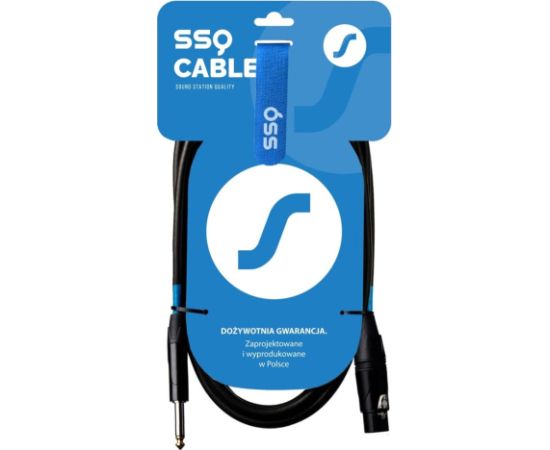 SSQ Cable XZJM1 - Jack mono - XLR female cable, 1 metre Dažādi vadi