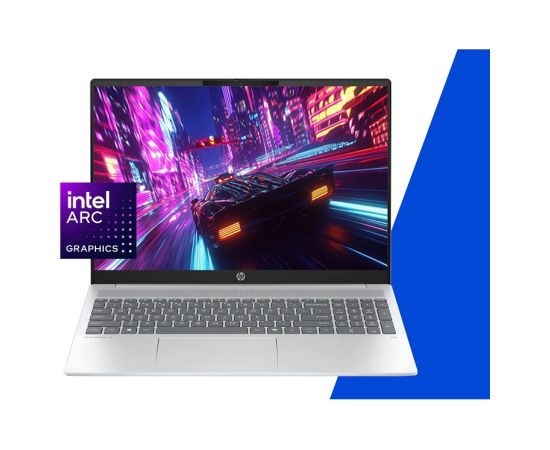 HP OmniBook 5 16-af1072nw Ultra 5 225U 16.0"2K IPS 300nits AG 16GB LPDDR5X SSD512 Arc Cam1080p 59Wh NoOS Glacier Silver 2Y Portatīvie datori
